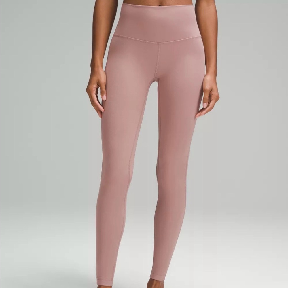 Lululemon High Rise Pink Leggings, size 14